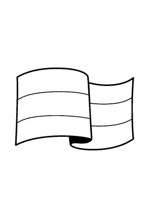An artistic representation of the Gabon flag waving in the breeze, highlighting its vibrant colors and design elements.