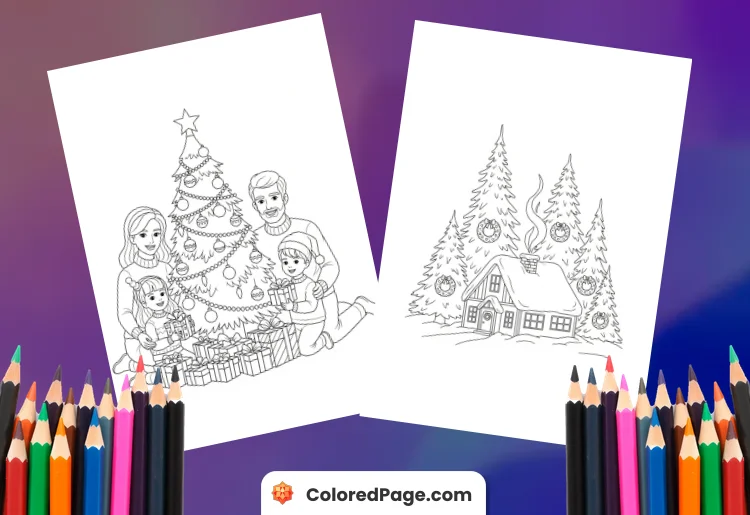 advent coloring page