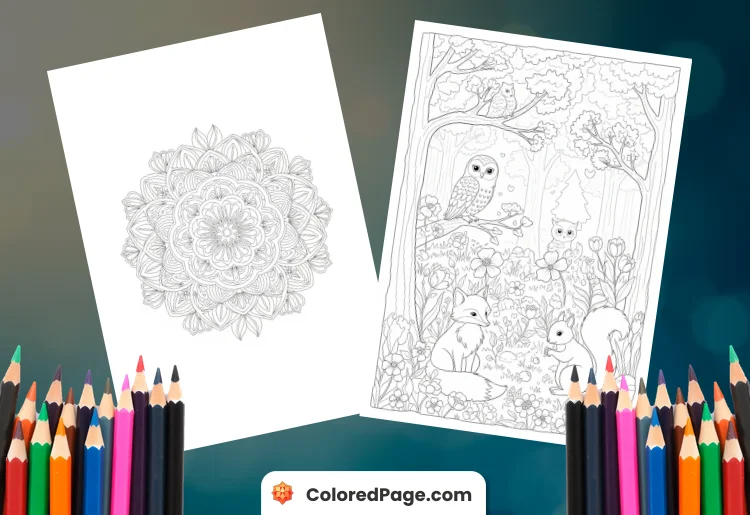 Affirmation Coloring Pages [Free PDF Printables]