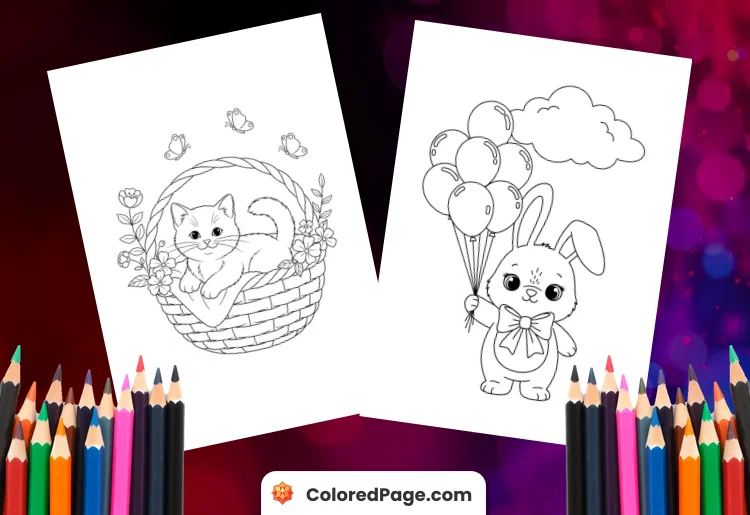 cute coloring pages for kids