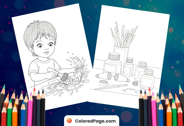 dauber coloring pages