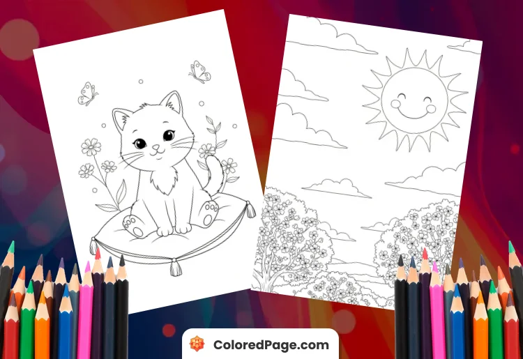 Easy Coloring Pages [Free PDF Printables]