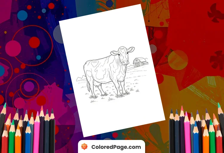 farm animal coloring pages'