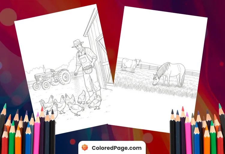 Farm Coloring Pages [Free PDF Printables]