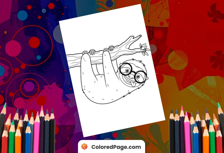 funny coloring page