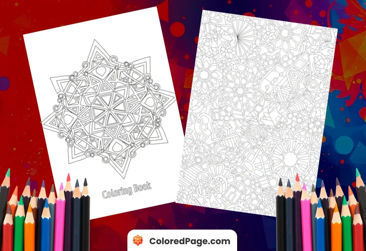 Geometric Shapes Coloring Pages [Free PDF Printables]
