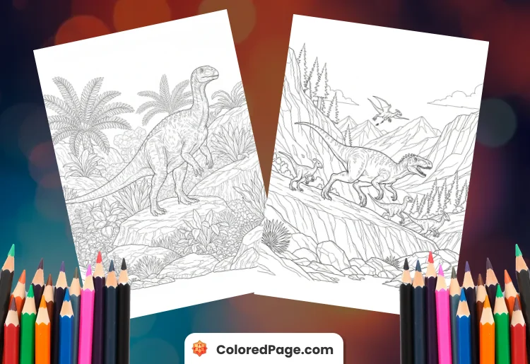 Giganotosaurus Coloring Page [Free PDF Printables]