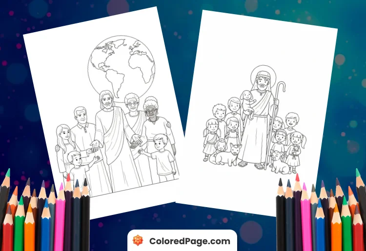 Great Commission Coloring Page [Free PDF Printables]
