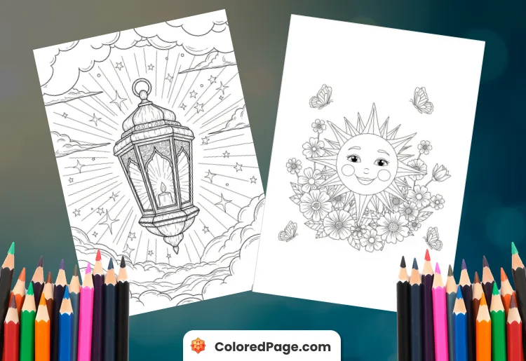 Let Your Light Shine Coloring Page [Free PDF Printables]