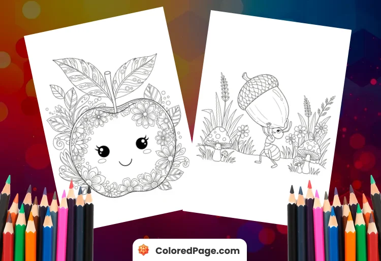 Letter a Coloring Page [Free PDF Printables]