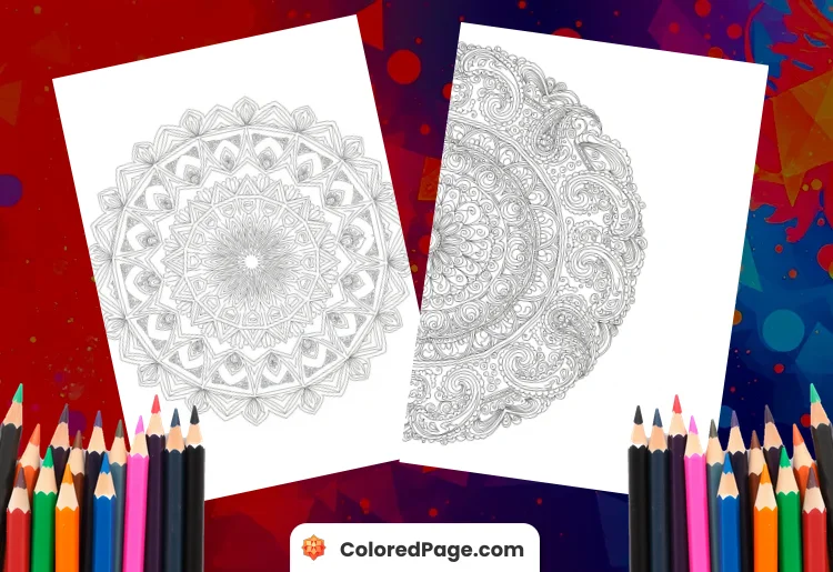 Mandala Coloring Pages [Free PDF Printables]