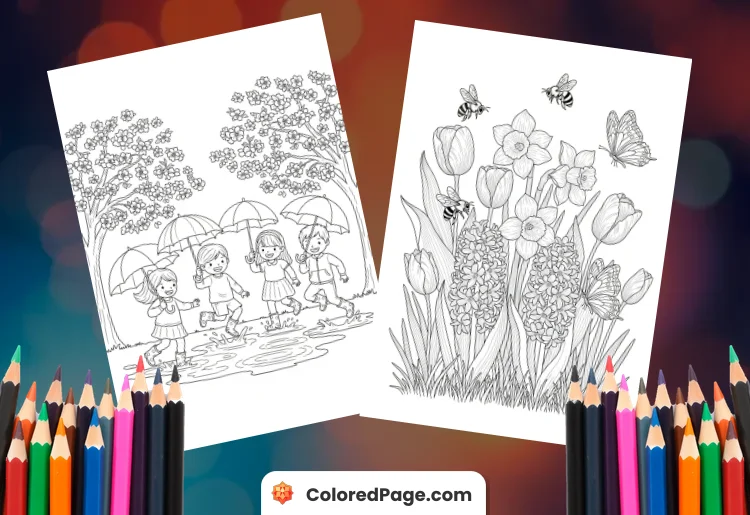 march coloring pages