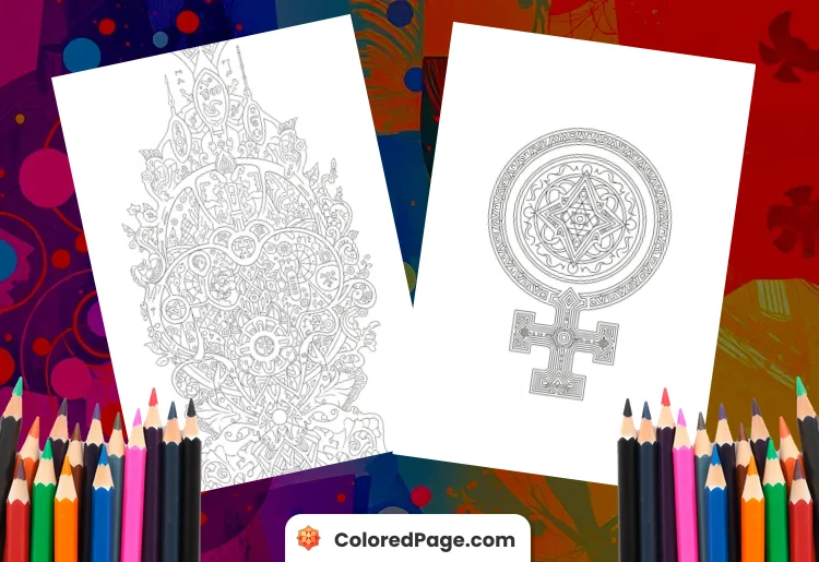 revelation coloring pages