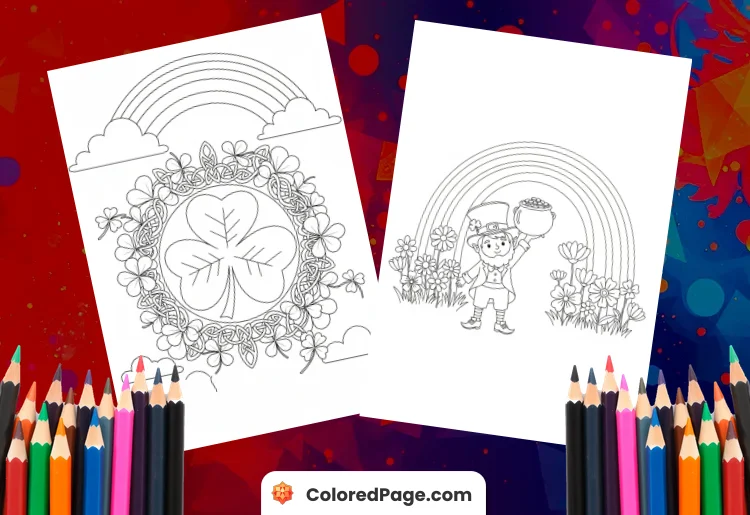 St Patrick's Day Sunday School Coloring Page [Free PDF Printables]