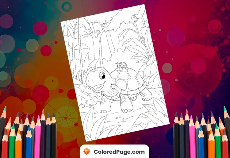 turtle coloring pages printable